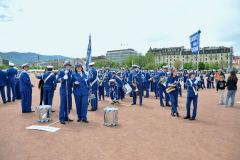 275e des Vieux Grenadiers, mise en cortège