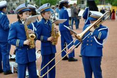 275e des Vieux Grenadiers, mise en cortège