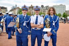 275e des Vieux Grenadiers, mise en cortège