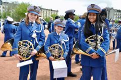 275e des Vieux Grenadiers, mise en cortège