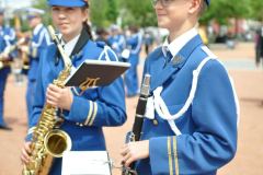 275e des Vieux Grenadiers, mise en cortège