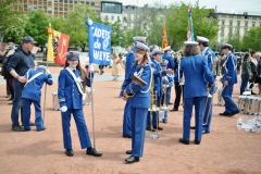 275e des Vieux Grenadiers, mise en cortège