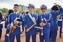 275e des Vieux Grenadiers, mise en cortège