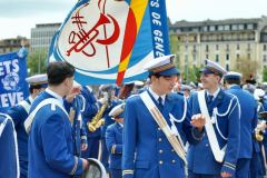 275e des Vieux Grenadiers, mise en cortège