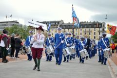 275e des Vieux Grenadiers, mise en cortège