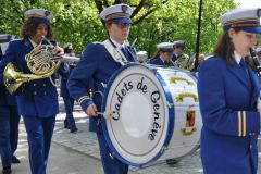 275e des Vieux Grenadiers, défilé au Parc des Bastions