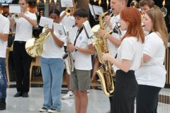 L'Harmonie 1 et le Corps de tambours A font vibrer Balexert