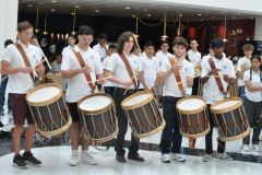 L'Harmonie 1 et le Corps de tambours A font vibrer Balexert