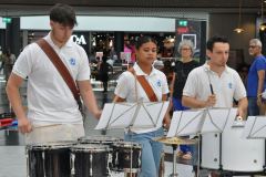 L'Harmonie 1 et le Corps de tambours A font vibrer Balexert