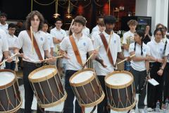 L'Harmonie 1 et le Corps de tambours A font vibrer Balexert