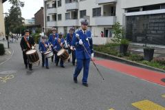 Les premiers pas du nouveau tambour major