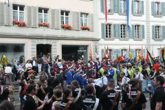 Grand défilé dans les rues de Lenzburg