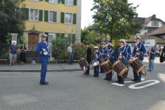 Grand défilé dans les rues de Lenzburg