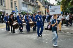 Grand défilé dans les rues de Lenzburg
