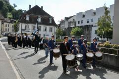 Grand défilé dans les rues de Lenzburg