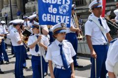 Les Cadets se mettent en formation pour défiler