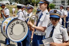 Les Cadets se mettent en formation pour défiler
