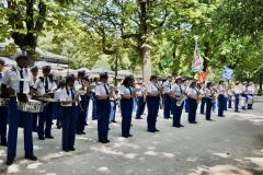 Les Cadets se présentent aux officiels de la Ville de Genève