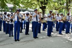 Les Cadets se présentent aux officiels de la Ville de Genève