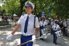Les Cadets se présentent aux officiels de la Ville de Genève