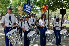 Les Cadets se présentent aux officiels de la Ville de Genève