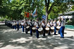 Les Cadets se présentent aux officiels de la Ville de Genève