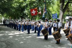 Les Cadets se présentent aux officiels de la Ville de Genève