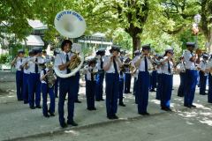 Les Cadets se présentent aux officiels de la Ville de Genève