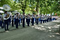 Les Cadets se présentent aux officiels de la Ville de Genève