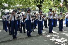 Les Cadets se présentent aux officiels de la Ville de Genève