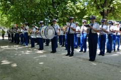 Les Cadets se présentent aux officiels de la Ville de Genève