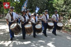 Les Cadets se présentent aux officiels de la Ville de Genève