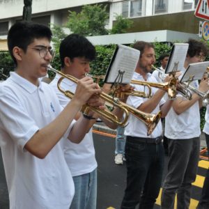 Les trompettes à l'honneur dans les fêtes de quartier