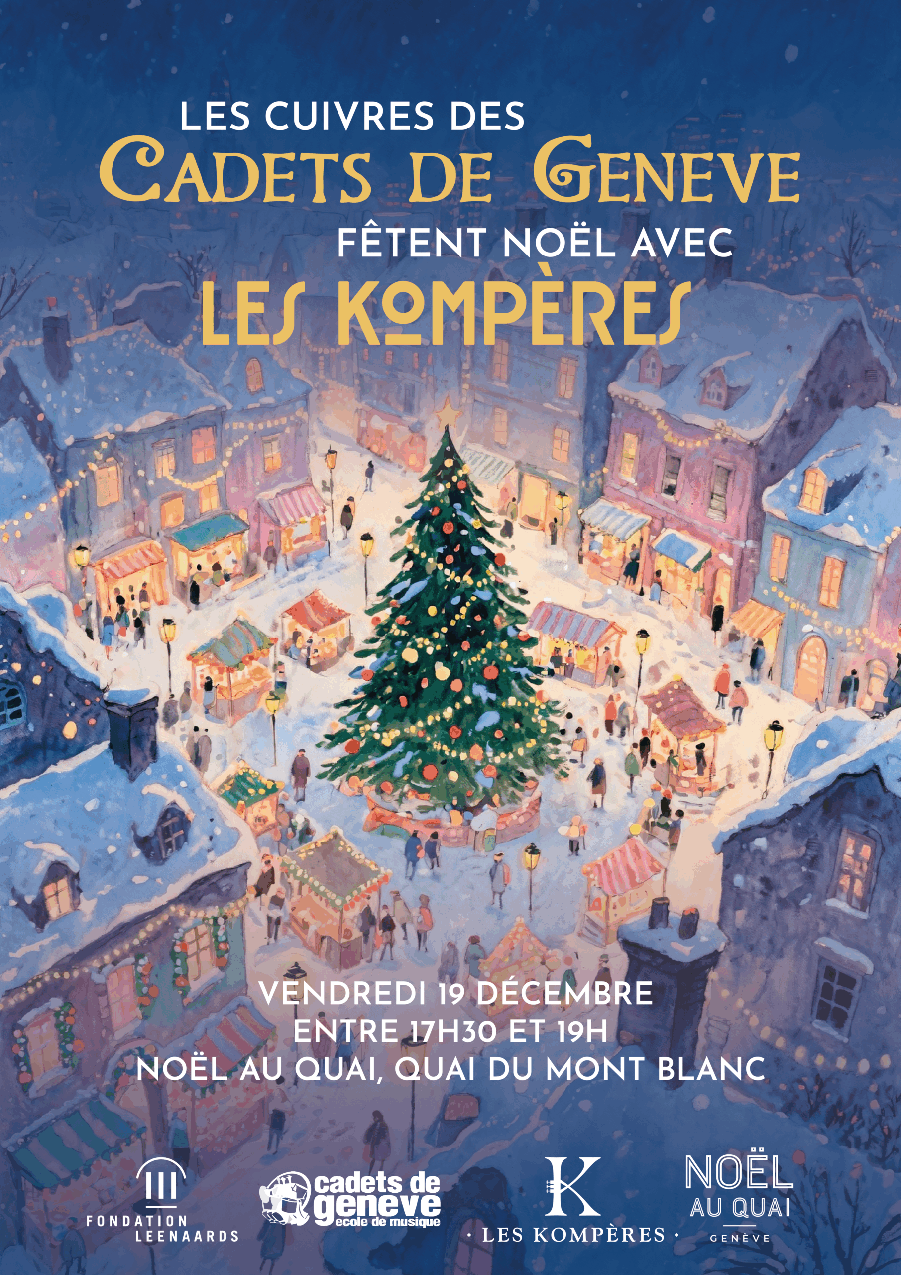 cadets de geneve fêtent noel avec les kompères